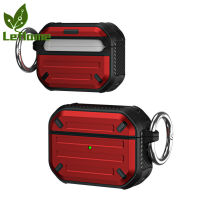 Leflame หูฟังกรณีน้ำหนักเบากันกระแทกฝาครอบป้องกันเชลล์กับ Carabiner เข้ากันได้สำหรับ Airpods Pro2