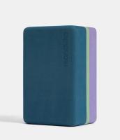 Manduka บล็อกโยคะรุ่น Recycled Foam Yoga Block (Limited Edition) - Maldive 3-Tone (9" L x 6" W x 4" D)