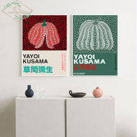 Kusama Yasushi โปสเตอร์นิทรรศการแอบสแตรกฟักทองภาพตกแต่งผ้าใบวาดภาพศิลปะบนผนังห้องนั่งเล่นภาพพิมพ์ผ้าใบจิตรกรรมฝาผนังแบบนอร์ดิก A238131