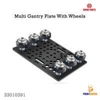 V-Slot Gantry Set 20-80mm Gantry Plate With Wheels For Aluminum Profiles V-slot Aluminum Plate Kits Gantry Plat 3D Printer Part