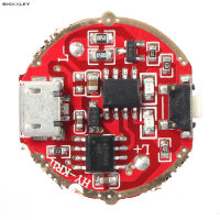 Shockley ไฟฉายไดรเวอร์ Led แผงวงจร25มม. 26มม. 28มม. USB28 3.7V สำหรับไฟฉาย DIY ชิ้นส่วนอุปกรณ์เสริมไฟฉาย