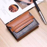 ? กระเป๋าสตางค์ ซองการ์ด ถุงเงิน More than 2022 new card bag ladys small holder for buckles fashion leather wallet high-grade fine magnetic buckle