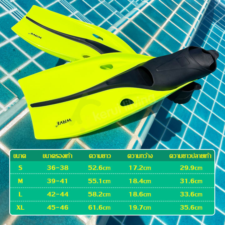 ตีนกบซิลิโคน-สําหรับดําน้ำชมปะการัง-รองเท้าว่ายน้ำผู้ใหญ่-ตีนกบว่ายน้ำ-มี-4-สีให้เลือก-ตีนกบดำน้ำ-ครีบดำน้ำดูปะการัง-ครีบว่ายน้ำ