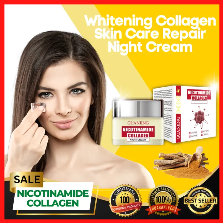 Collagen Nicotinamide Anti Aging Night Cream Facial Moisturizing Rich