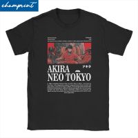 【New】ตลก Akira Neo Tokyo เสื้อยืดผู้ชายผู้หญิงเสื้อยืดคอกลม Cotton T เสื้อแขนสั้นอะนิเมะ Tees ไอเดียของขวัญเสื้อผ้า