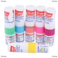 Snoopy 6ชิ้นจมูก Inhaler รักษาหวัดและคัดจมูกพักสดชื่นบรรเทา