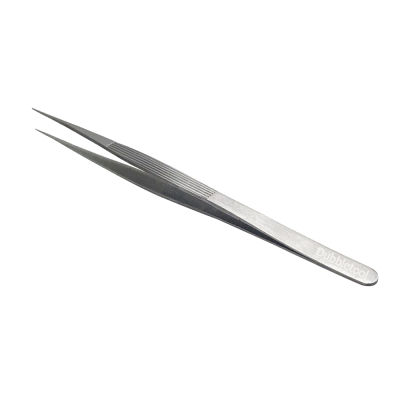 ปากคีบปลายแหลม ปากคีบชิ้นงาน ปากคีบ แหนบคีบชิ้นงานขนาด16.5 Cm. Tweezers Stainless Steel