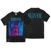 เสื้อยืดพรีเมี่ยมเสื้อยืด / เสื้อยืดพรีเมี่ยม nirvana - Black SLIVER / nirvana T-Shirt / nevermind T-Shirt / vintage / oversize tshirt