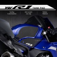 โอซี☜แผ่นถังน้ำมันด้านข้างสำหรับรถจักรยานยนต์ยามาฮ่ายามาฮ่า YZF R1 R1M YZFR1 YZF-R1ถัง2020-2021สติกเกอร์ปลอกปกป้องเข่าแผ่นกันกระแทกที่ยึดเข่า