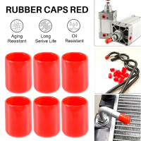 Rubber End Caps ID PVC Round Tube Bolt Cap Cover Screw Thread Protectors