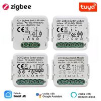 【YD】 Tuya ZigBee 3.0 Module 10A 1 2 3 4 Gang Supports Way Works with