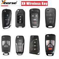 5ชิ้น XHORSE XN กุญแจรีโมตไร้สายอเนกประสงค์ XNDS00EN XNHO00EN XNBU01EN XNHY02EN XNAU01EN XNFO01EN กุญแจ XNAU02EN XNTO00EN