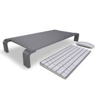 Aluminum Alloy Computer Monitor Elevated Rack Apple imac Base Metal cket Keyboard Mouse Storage Rack