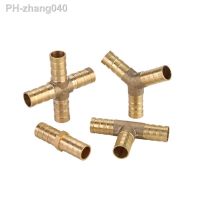 All copper gas pipe straight hose joint fitting y-type three-way t-type four-way joint gree head pagoda joint