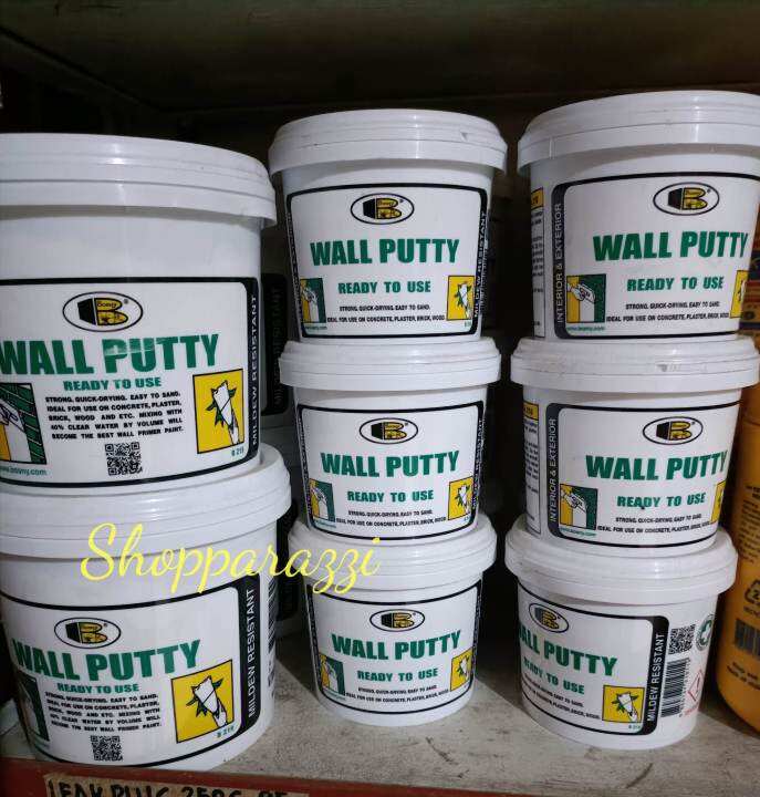 BOSNY WALL PUTTY ready to use 0.50 KG/ ¼ Liter & 1.5kg Lazada PH
