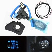 LED Blue Bag Cruise Control Switch 84632 34011 for Toyota Corolla 2014 RAV4 2013 2015 Black Steering Wheel Cover 45186 02310 C0