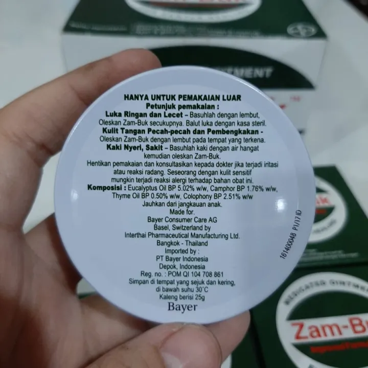 Zambuk Asli Original Bayer Zam Buk Obat Memar Original Asli Bayer Zambuk Thailand Asli Original