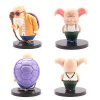 2ชิ้น DBZ อะนิเมะโท Roshi อูหลงหมูรูปการกระทำของเล่นเต่าหุ่นคุรถเครื่องประดับรุ่นเค้กตกแต่งของขวัญสำหรับเด็ก