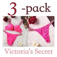 ◆✕ Victorias Secret ชุดชั้นในดันทรง ใส่สบาย เซ็กซี่ สําหรับผู้หญิง 2 ชิ้น JV36