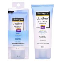 Neutrogena Ultra Sheer Dry-Touch Sunblock SPF 50 PA+++ 88ml. นูโทรจีนา อัลตร้า เชียร์ ดราย ทัช ซันสกรีน ครีมกันแดด