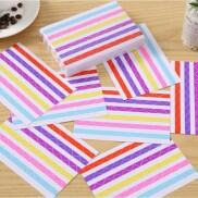 Bộ 4 Tấm Sticker dán góc ảnh làm Album DIY nhiều màu