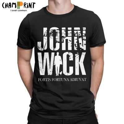 Shirt Print Men John Wick | Cotton Crewneck Tee Shirt | John Wick Tee Shirts - Men XS-6XL