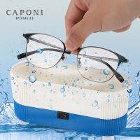 CAPONI Glasses Cleaning Machine Frequency Vibration Cleaner Washing Battery