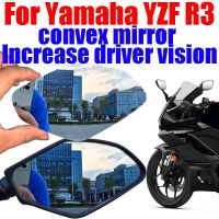 Untuk Yamaha YZF R3 Aksesori Motosikal กระจกนูน Meningkatcermin Spion วิสัยทัศน์กระจกด้านข้าง Membesarkan Visi