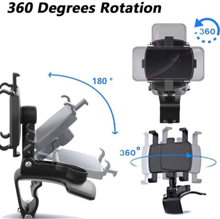 car-phone-holder-4-to-7-inch-tablet-multifunctional-clip-mounting-bracket-360-degree-rotating-dashboard-car-mounts