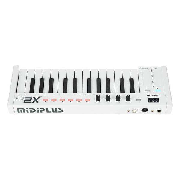 midiplus-x2-mini-คีย์บอร์ดใบ้-25-คีย์-ทัชชิ่งแบบเปียโน-ขนาดพกพา-เชื่อมต่อ-usb-และ-midi-ได้-แถมฟรีสาย-usb-amp-คู่มือ