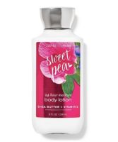 Bath&amp;Body works Body Lotion ผสมShea butter &amp; vitamin E // Sweet Pea บอดี้โลชั่น ผสมน้ำหอม 236ml. ช่วยบำรุงผิวให้เนียนนุ่ม กลิ่นหอมมาก