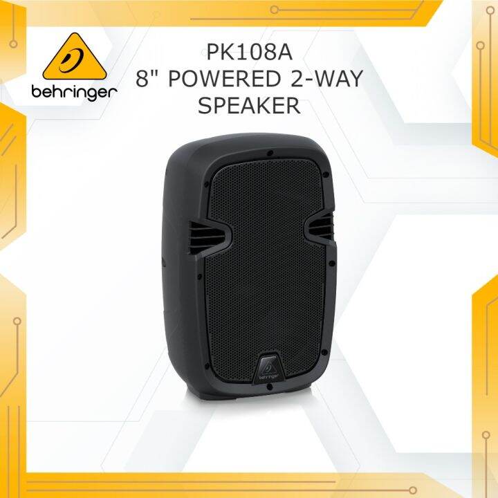 [100 AUTHENTIC] BEHRINGER PK108A Active 250Watt 8" PA Speaker System