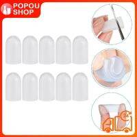 POPOUSHOP 10pcs toe toe protectors anti-wear leeves caps ป้องกันนิ้วเท้าสำหรับบรรเทาอาการปวด