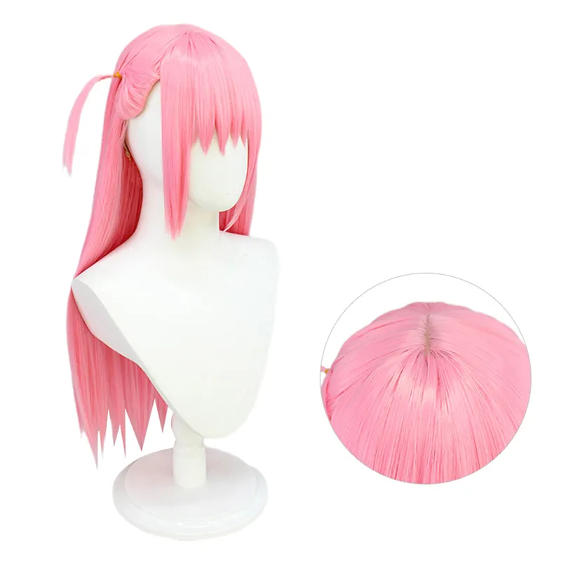 Anime Hitoribocchi no Marumaru Seikatsu Cosplay Wigs Bocchi Hitori Cosplay  Wig Heat Resistant Synthetic Halloween Party Hair : : Beauty