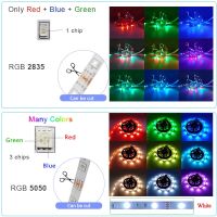 Alexa หลอดไฟแอลอีดีแบบสาย Led 5050 2835สี Rgb สาย Led กันน้ำ12V หลอดไฟอัจฉริยะ10ม. 20ม. สำหรับ Hiasan Kamar เด็ก