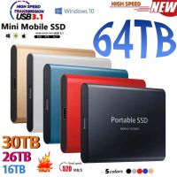 Portable SSD Type-C USB 3.1 4TB 6TB 16TB 30TB SSD Hard Drive 2TB External SSD M.2 for Laptop Desktop SSD Flash Memory Disk