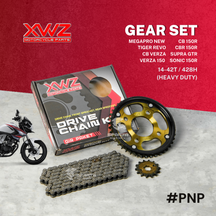 GEAR GIR SET GIR PAKET MEGAPRO NEW MONOSHOCK VERZA 150 TIGER REVO CBR