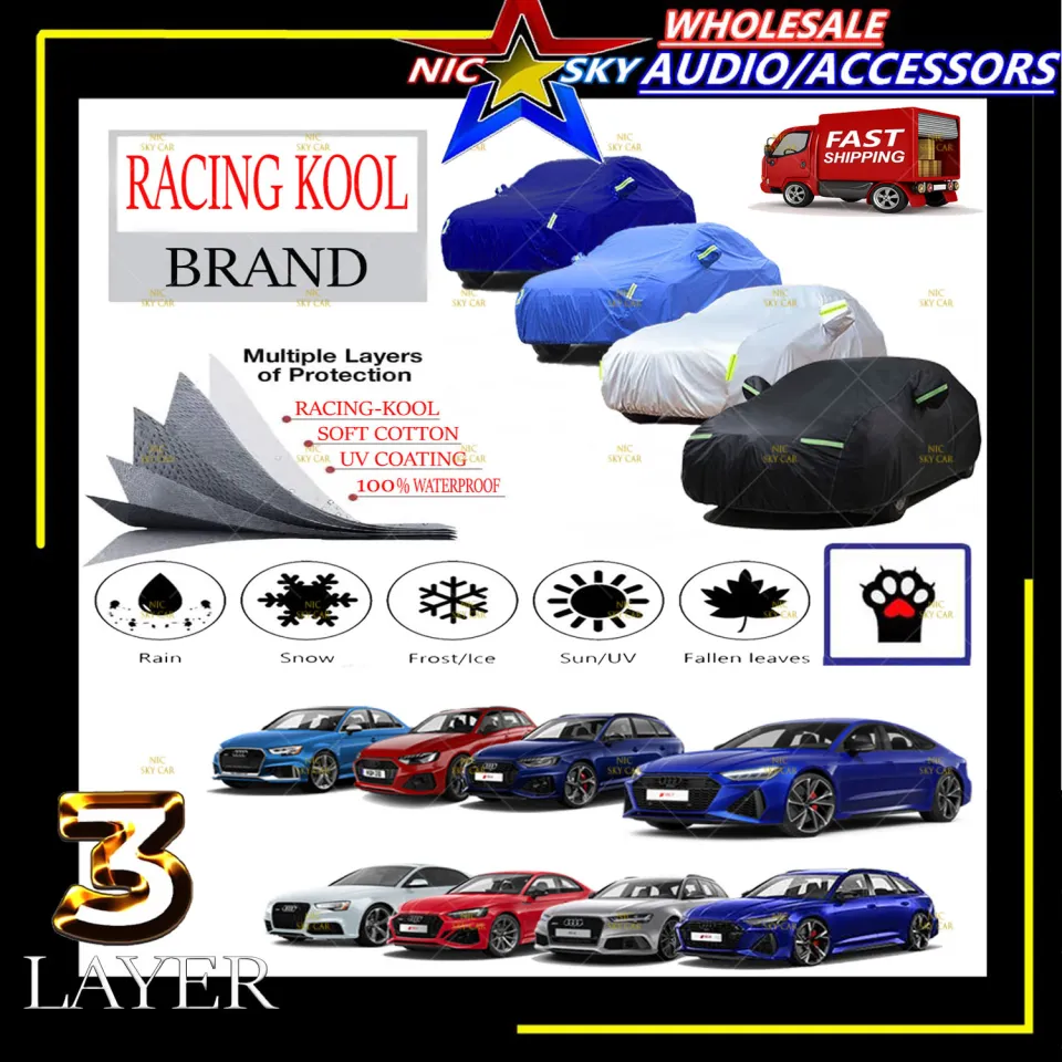  Car Cover Outdoor Waterproof, for Audi RS3 RS4 RS5 RS6