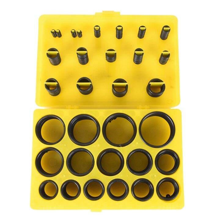 black-rubber-ring-universal-o-ring-assortment-kit-multi-functional-sealing-ring-30size-nitrile-o-ring-seal-washer-sealing-nbr-o-ring-gasket-yellow-assortment-set-kit-box-386pcs