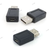 Black USB 2.0 Type A male Female to Micro USB B Female Adapter Plug Converter to Micro USB Connector plug q1 YB8TH