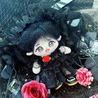 20cm Cute Doll Accessories Pretty Black Rose Wedding Dress Clothes Set Solar Cho Mi Yeon Jeon So-yeon YUQI Girls Gift