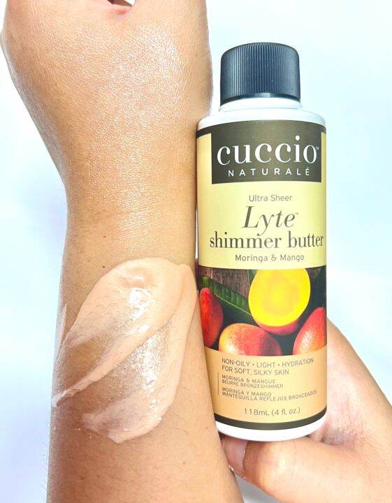 cuccio-lyte-shimmer-butter-กลิ่น-moringa-amp-mango-นำเข้าจากอเมริกา-โลชั่นแบบมีชิมเมอร์-หอมสุด