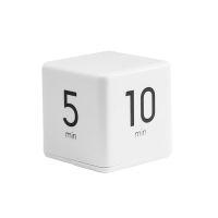 Simple Clock Timer Alarm Cube Digital Minutes Time Management White Timer Time Management Tool