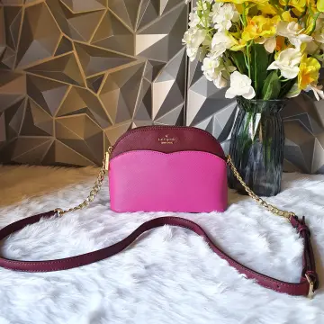 Kate Spade, wine/burgundy crossover purse  Crossover purse, Kate spade, Kate  spade purse