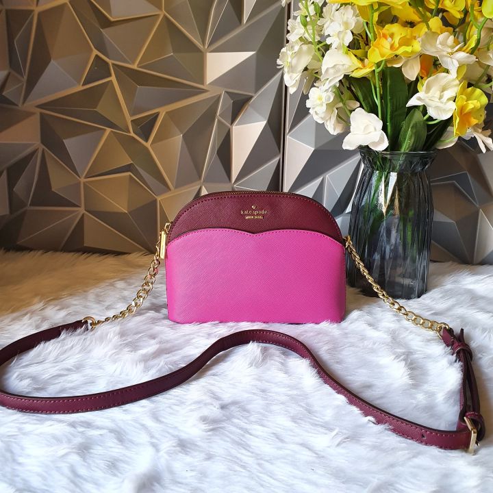 Kate Spade Fuchsia Leather Crossbody Bag Kate Spade