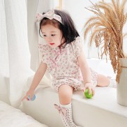 Summer Baby Clothes Cute Floral Infants Girls Bodysuits Princess Baby