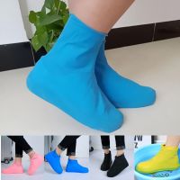 Hot High Elastic Silicone Shoe Covers Rain Boots Waterproof Non-Slip Footwear Covers Outdoor Beach Shoe Protectors Drop Shipping Rain Boots