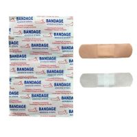 【LZ】 50pcs PE Skin Color Band Aid Breathable Wound Plasters Dressing Patch Medical Strips Skin Adhesive Bandages Woundplast 72x19mm