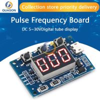 DC 5-30V Micro USB 5V Power เครื่องกําเนิดไฟฟ้า PWM อิสระ 2 ช่อง Dual Way Digital LED Duty Cycle Pulse Frequency Board Module