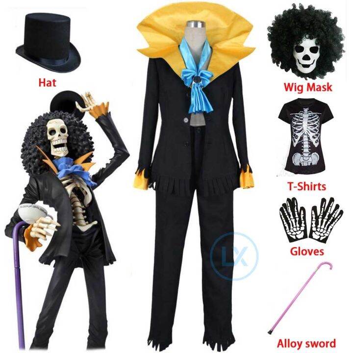 Brook One Piece Cosplay Costume One Piece Anime Brook Costume Anime